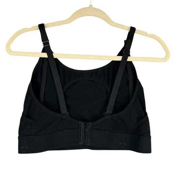 Momcozy Black Adjustable Straps Hands Free Nursing Pumping Bra Womens Large - Picture 2 of 5